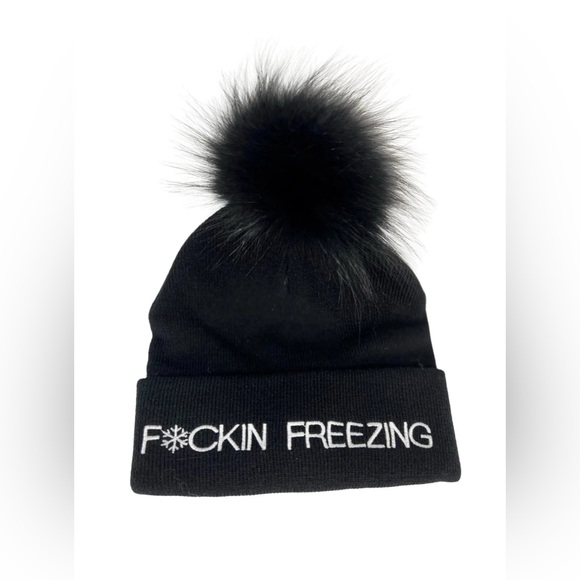 Mitchie’s Matchings F*ckin Freezing Toque Beanie - Picture 1 of 4